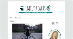 Desktop Screenshot of emilyreacts.com